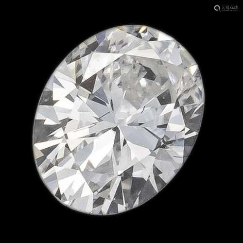 Oval cut diamond 0.23 ct fine w