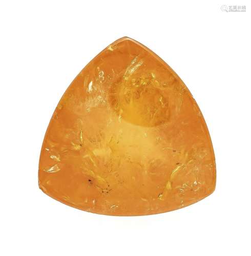 Mandarin garnet triangle cut 14