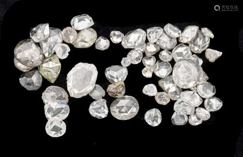 Large assortment of diamond ros