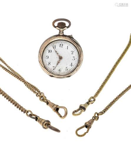 Lady's pocket watch, 800/000 si