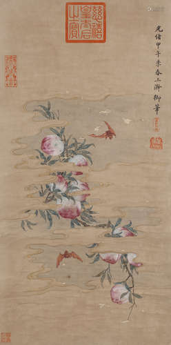 （1835－1908） 葉赫那拉•杏貞(慈禧太后) 1894 福壽圖 軸 設色紙本