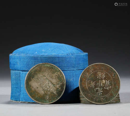 中國古代，銀幣（8枚）