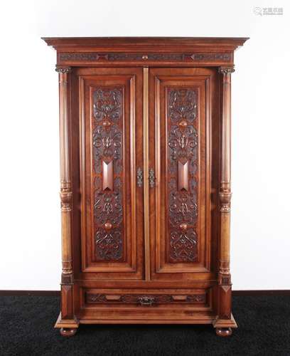 Rectangular Mahogany Cabinet