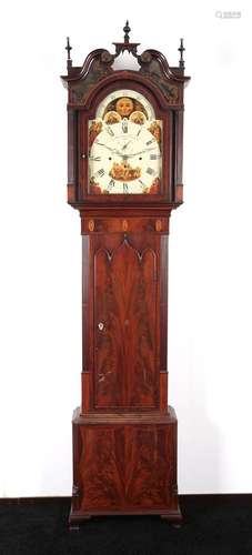 Longcase Clock with Musical Movement on Eight Bells