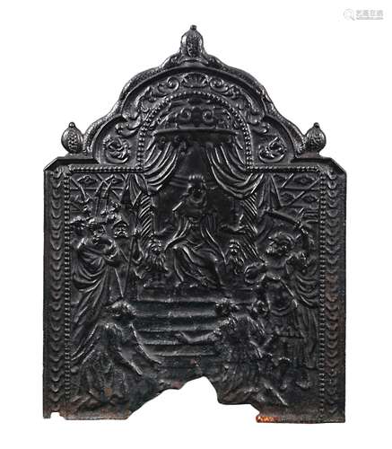 A 17th/18th Century Cast Iron Fireback