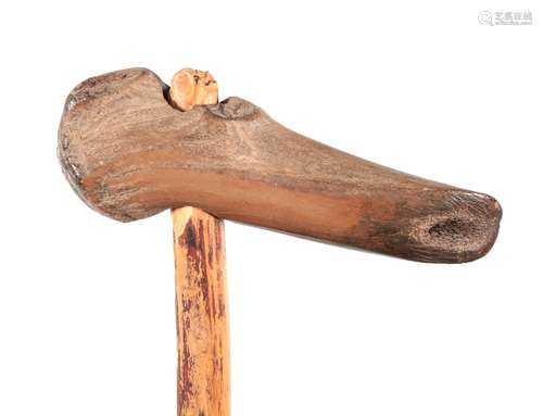 Stag Horn Ax Holder with Piercing