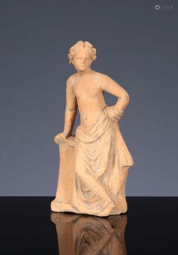 Terracotta Statuette of a Young Boy