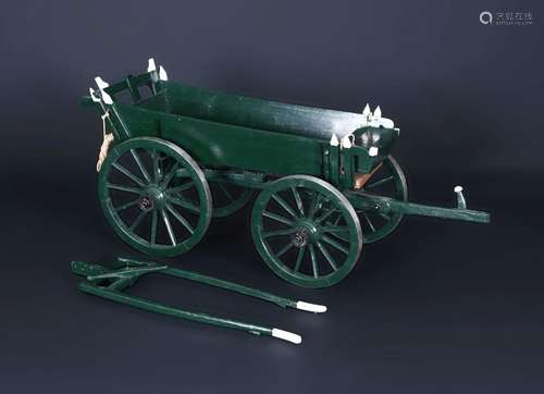 Wooden Miniature Frisian Hay Waggon