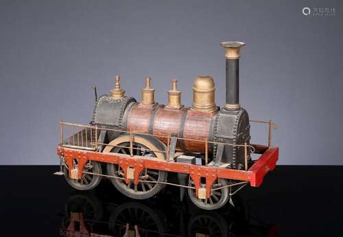 Wooden Model of the Famous Locomotive ‘The Adler’