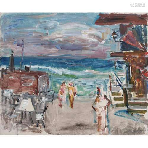 SCHOBER, PETER JAKOB (1897-1983), "Strandcafé",