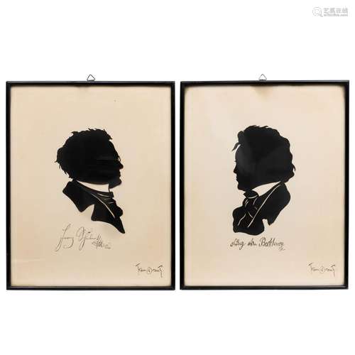 BRASCH, HANS (1882-1973), 2 Portraits "Ludwig van Beeth...