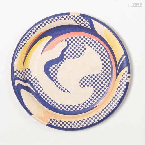 LICHTENSTEIN, Roy, NACH (1923-1997), "Paper Plate"...