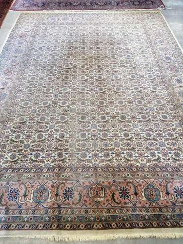 A Tabriz carpet, 340 x 250cm