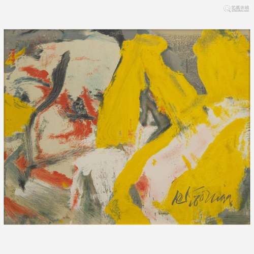 WILLEM DE KOONING (AMERICAN/DUTCH, 1904-1997) THE MAN AND TH...