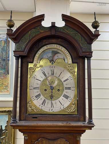 A George III mahogany 8 day longcase clock marked Jeremy Sta...