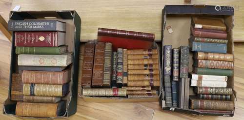 A selection of mixed book bindings varying in age, to includ...