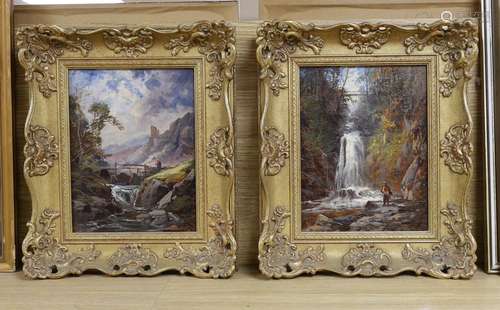 Frederick Henry Henshaw (1807-1891), pair of oils on canvas,...