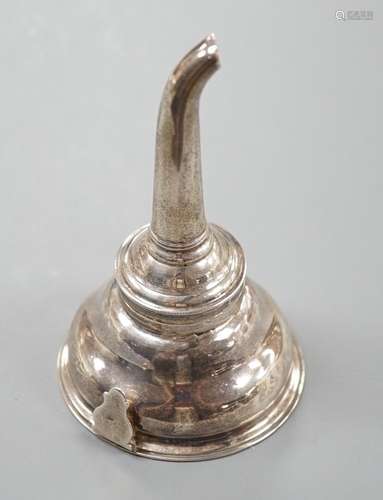 A small George III silver wine funnel, William Sumner, Londo...