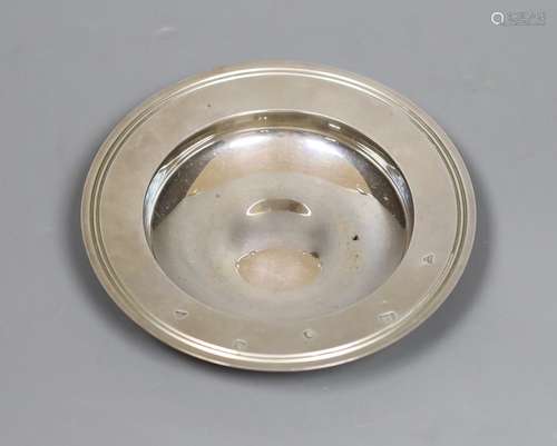 A modern silver armada dish by Garrard & Co, London, 199...