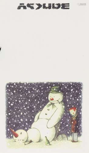 BANKSY (d’après) - Rude snowman - Lithographie imprimée en c...