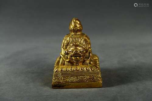 Gilt Bronze Seal