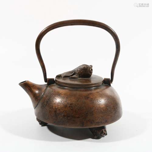 copper teapot