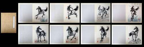 Xu Beihong's horse painting album