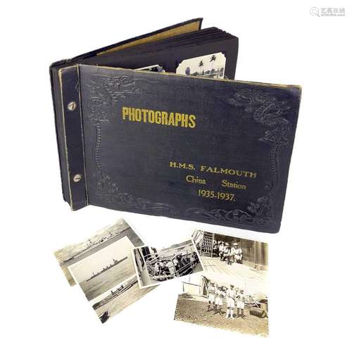 H.M.S. Falmouth, China Station, 1935-1937 photograph album.