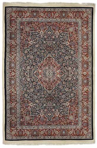 A fine quality Mashad Moud carpet, Khorasan, North East Pers...