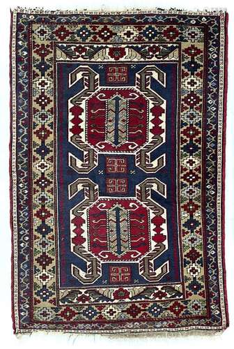 A Lenkoran design rug, mid 20th century.