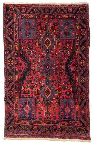 A Hamadan rug, North West Persia, mid 20th century.