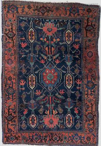 A Bidjar rug, North West Persia, circa 1900.