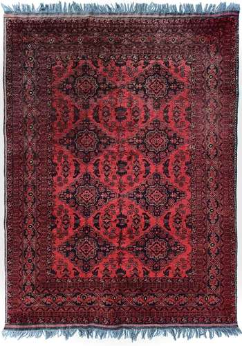 An Afghan rug.