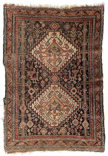 A Ghashgai rug, South West Persia, late 19th century.