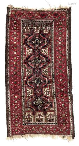 A Belouch rug, circa 1920.