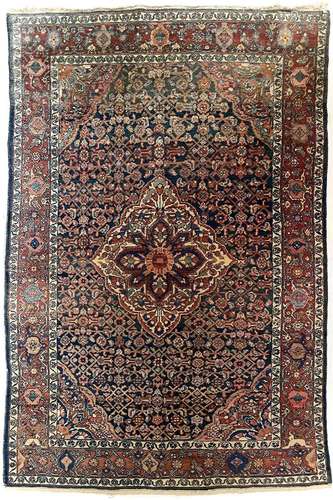 A Mahal rug, West Persia, circa 1920.