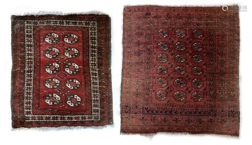 Two Afghan rugs, circa 1920s.