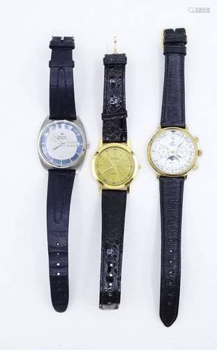 3 HAU, GENEVES, BULOVA, ROYAL, QUARTZ