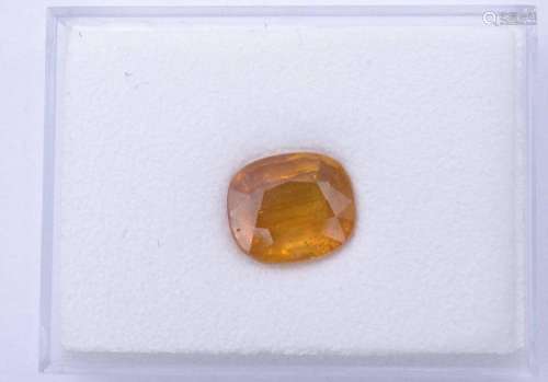 SAPHIR, 6,55CT., BEHANDELT