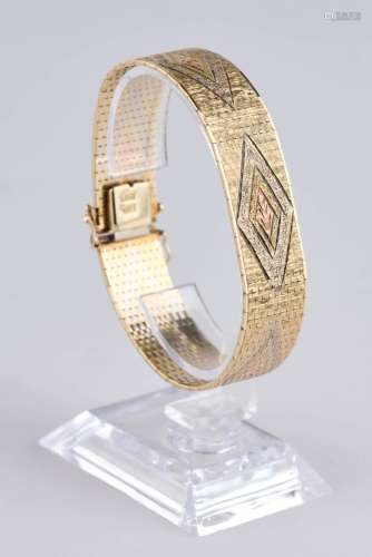 Armband, GG 585, 19 cm lang, 1.5 cm breit, c