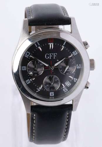 GFF, Herrenarmbanduhr, Chronograph, Quarzwer