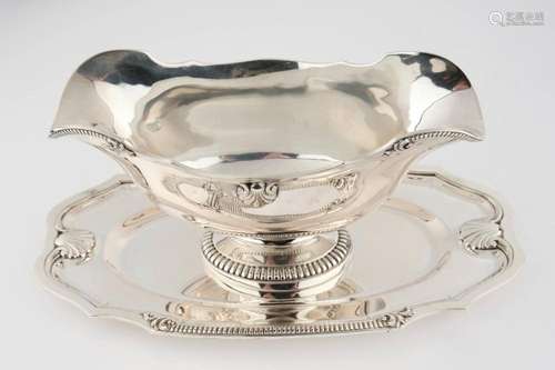 Saucière, Silber 800, Brüssel, Sturbelle Frè