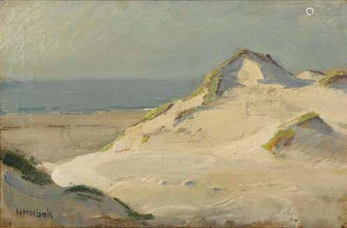 HOLBAK, NIELS (1884 TISTRUP - 1954 ESBJERG). DÄNISCHE KÜSTE.