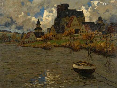 ACKERMANN, OTTO (1872 BERLIN - 1953). RUNKEL AN DER LAHN.