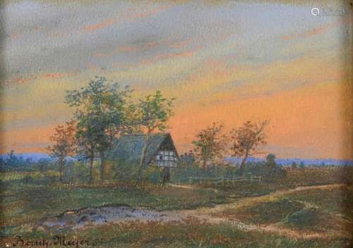 MEYER, BERNHARD. NORDDEUTSCHE LANDSCHAFT.