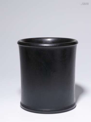 Chinese Zitan Wood Brushpot