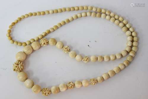 Bone Beads Necklace