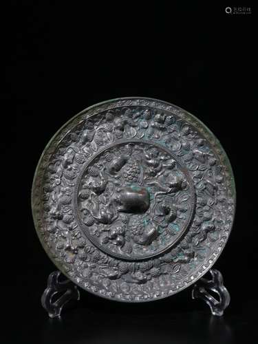 Qing Chinese Bronze Mirror