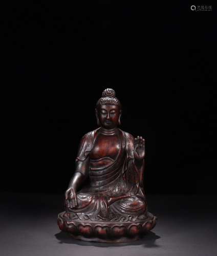 Chinese Chengxiang Wood Carved Buddha