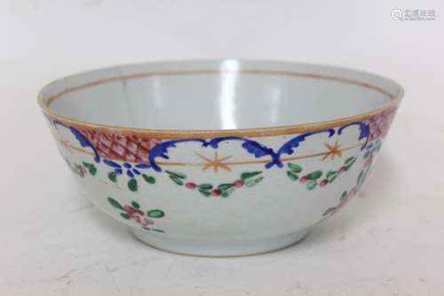 Chinese Famille Rose Porcelain Bowl